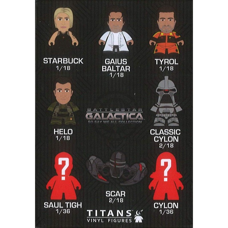 Battlestar Galactica Titans Ser. 1 Vinyl Random Mini-Figure