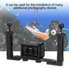 Underwater Tray, Aluminum Tray with Two Handles Underwater Camera Housing