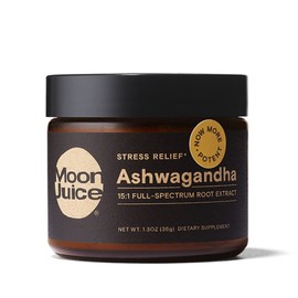 Moon Juice Moon Juice Ashwagandha Organic Ashwagandha KSM 66 Root Powder Extract Supplement (15:1 Extract) - Natural Stress Relief, Focus Support & Mood Support - Vegan, Non-GMO, Gluten-Free (72 Servings)