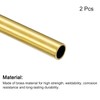 QUARKZMAN Brass Pipe 10 mm AD 1 mm Wall Thickness