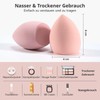 4 pieces makeup sponge, makeup sponge set, beauty sponge for