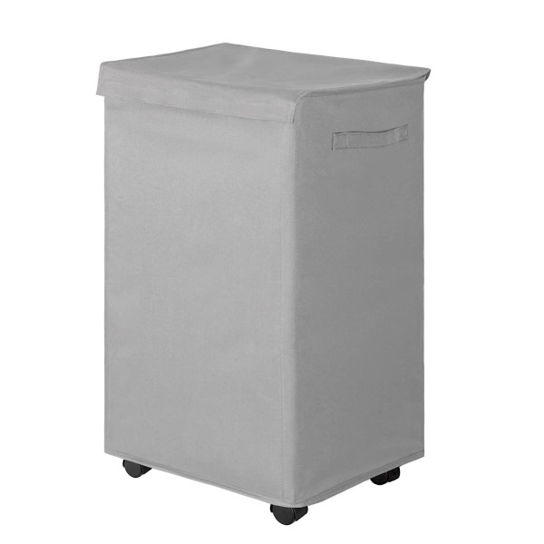 Wowlive 90l Large Laundry Hamper with Lid and Wheels Rolling
