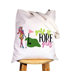 WZMPA Golf Girl Cosmetic Bag Golf Gifts Golf is Forest Zipper Bag for Golf Lovers Golfers Golfers, golf tote for girls, Fit