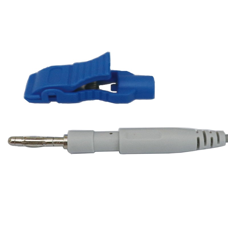 10pcs EKG ECG Alligator Electrode Clip,Universal Connection for 4.0 Banana