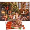 Christmas Advent Calendar 2024 Jigsaw Puzzles - Fireplace 1000 Pieces