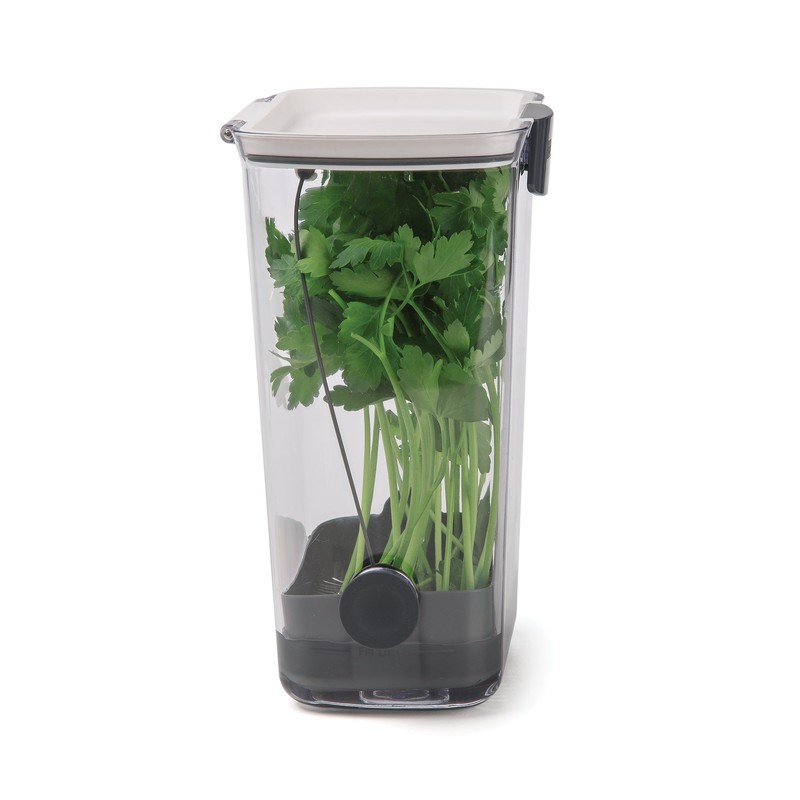 ProKeeper Herb Keeper – 1-Piece, White, with Removable Silicone Drain