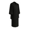 CLERKMANS Classic Master’s Degree Matte Graduation Gown – Deluxe Fluted