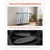 5-Tier Vertical Surfboard Wall Mount Rack Adjustable Metal Board Stand