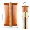 Dandruff Comb 3PCS PP Bamboo Styling Double-Sided Fine Teeth Lice