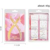HOTWE Eyebrow Golden Ratio Ruler, 1:0.618 Makeup Measurement Tool,Eyebrow Marking
