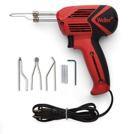 Weller 9400PKS 120V Dual Heat 140/100W Universal Soldering Gun Kit with 6 Second Heat Up Time and LED Lighting