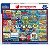 White Mountain I Love Delaware Puzzle 1000 Piece Collage Jigsaw