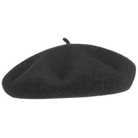 Barascon Beret Hat with Cashmere and Lining Wool Basque Basque Men's Basque Women's Basque, black