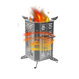 Smokeless Fire Pit,Outdoor Wood Burning Portable Firepit,Outdoor Camping,Home Heating,with Baking Sheet and Tools