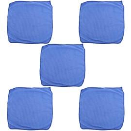 Toalla de limpieza absorbente de fibra (5 unidades, 25 x 25 cm)