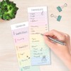 paper&you® Shopping List Pad [Rainbow] Including Magnet, 50 Sheets -