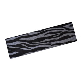 Funny Girl Designs 1 Dozen 2.5 Inch Wide ZEBRA ANIMAL PRINT Cotton Stretchy Headbands (GRAY)