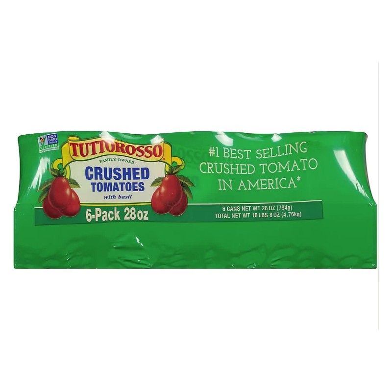 Tuttorosso 100 Percent Natural Crushed Tomatoes, 6 pk./28 oz. (NO