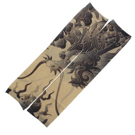 Slip on Temporary Tattoo Sleeve - Dragon Print - Only Single Piece