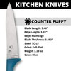 Spyderco Counter Puppy 6.9" Kitchen Knife with 3.46" Corrosion-Resistant 7Cr17