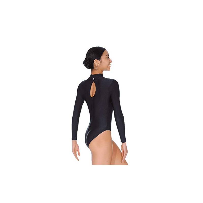 Roch Valley 2008 Turtle Neck Leotard Black Ladies 12/14 Eu