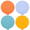 LUVCOSY 4 Cup Silicone Replacement Lids Storage Cover for Pyrex