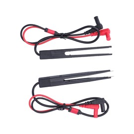 SMD Test Probe, Capacitance and Inductance Portable Tweezers Type 2pcs LCR Test Lead for Multimeter for Testing