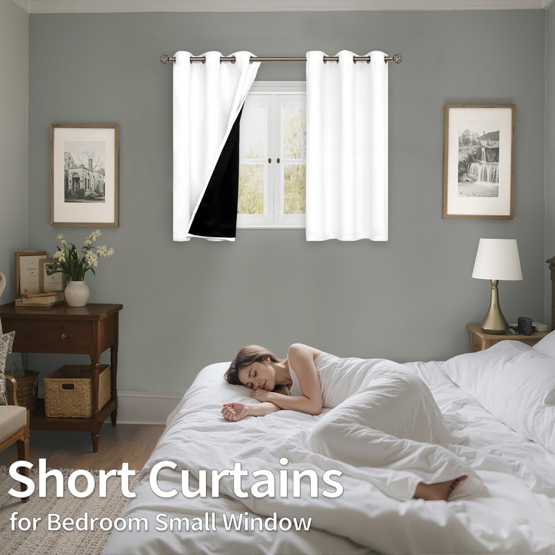 BGment Short Curtains for Small Windows - Cafe Curtains 40
