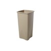 23 gal. Square Beige Trash Can