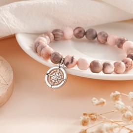 Shonyin 8th Grade Graduation Gifts for Her 2025, Compass Bracelet Middle Grad Jewelry Gifts for Her Daughter Granddaughter Niece Sister Best Friend