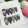 [107 Colors] Heart Bling ❤ Handmade Nail Tips - Chart