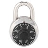 Rotary Digit Code Combination Padlock Round Security Lock for Door