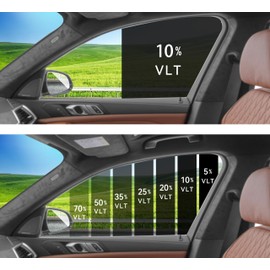 AUTOTEK Precut Window Tint Film Front Two Door Windows Tint Film Cars Sun Blocking Protection Privacy Anti Shatter Glass 2 Ply Computer Cut 10% Tint Shade for Ford Explorer 2020-2025