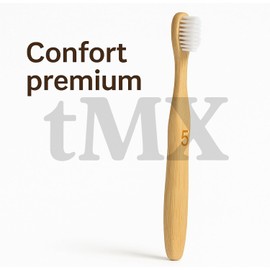 Original Bamboo Cepillos Dentales de Bambú con Carbón Activado 10 Piezas