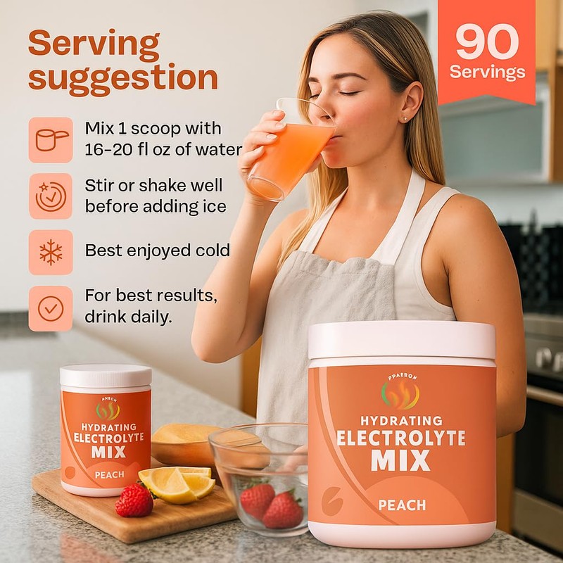 Vitalogix Naturals Natural Electrolyte Powder Mix – No Sugar, Low