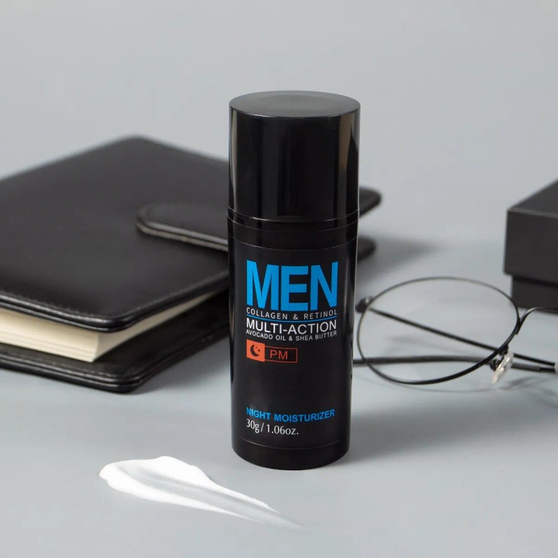 Crema Hidratante Nocturna Multiefecto Para Hombre 30 G