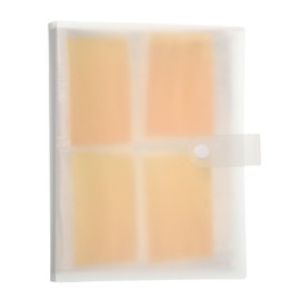 PATIKIL 3x5 Index Cards Holder, 40 Page Hold 160 Cards Organizer Pouches Book Binder Cards Sleeve Storage Protector for Pictures Study Card Note Cards Recipe Card