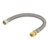 Eastman 16 Inch Delta Style Flexible Faucet Connector, Braided Stainless