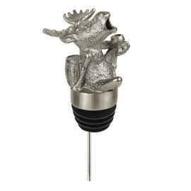 My Pour Head Stainless Steel Animal Wine Pourer Aerator - Moose