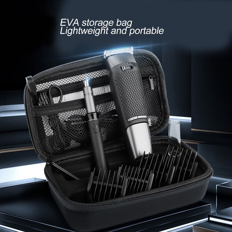 Hair Clipper Kit with Nose Trimmer LCD Display 2 Speed