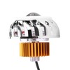 Motorcycle LED Headlight Projector Lens Dual Angel Devil Eye Head