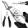 Ingrown Toenail Clippers(Upgrade), Steel Nail Clippers for Professional Podiatrist, Unique