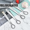 4Pcs Stainless Steel Mini Whisks Small Whisks for Cooking Small