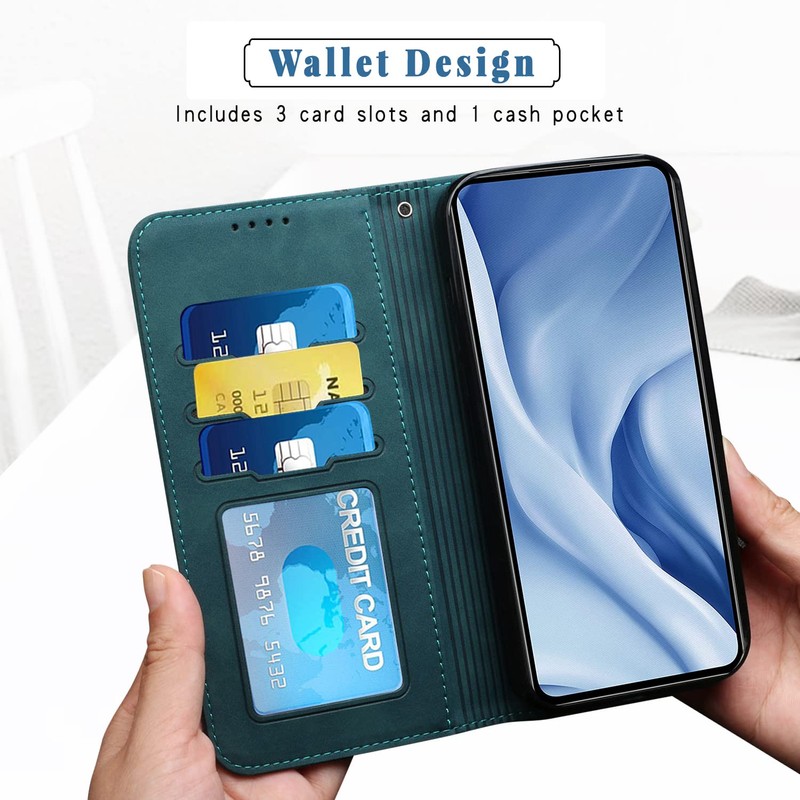 Bravoday Honor 70 Case, PU Leather Flip Case with Card