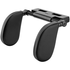 Lescars Headrest: Universal Car Headrest with Memory Foam, Individually Adjustable (Universal Headrest Car, Headrest Holder, Golf)