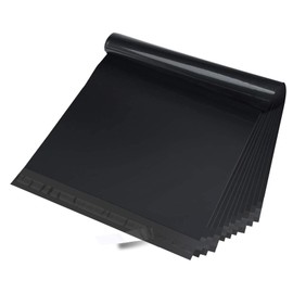 Switory 14.5X19" Parcel Bags, Postage Bags for Clothes Self Seal Mailing Bags Assorted Mailers Posting Shipping Post Parcels Package Bags, 25Pcs - Black