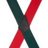 Suspender Store Novelty Red/Green Suspenders - 2 Inch Wide Elastic