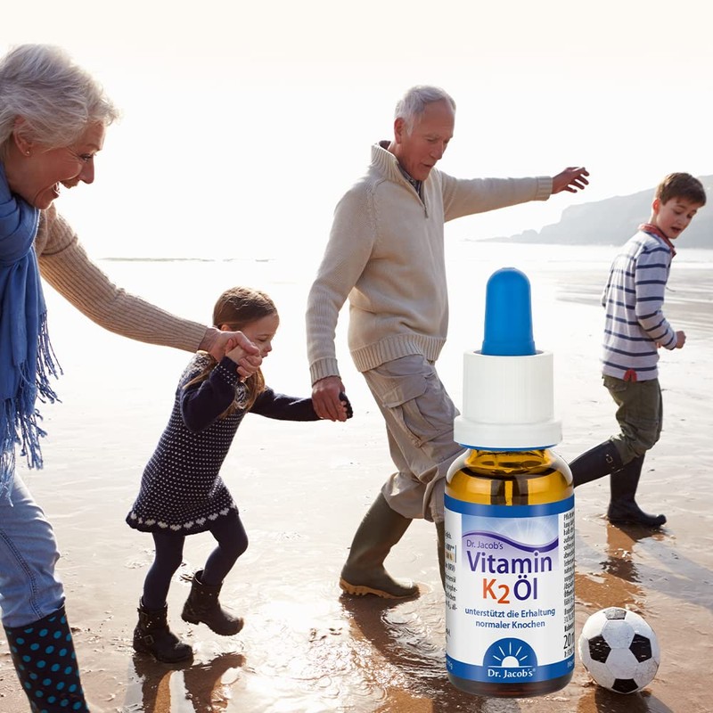 Dr. Jacob's Vitamin K2 Öl Tropfen 20 ml (vegan, K2