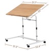 YISHAN Tilting Jigsaw Puzzle Table with Legs, Angle and Height