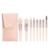Brochas para Maquillaje, Set de Brochas para Maquillaje, 8pcs (Beige)